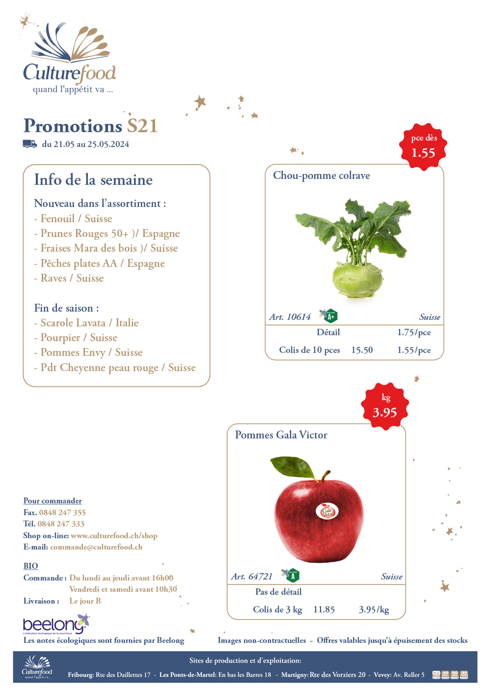 Promotions Semaine